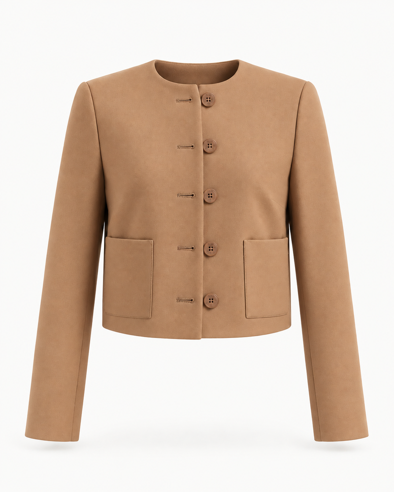 Crop Blazer Petite Force